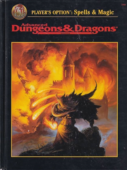 Advanced Dungeons & Dragons - Players Option Spells & Magic (Genbrug)